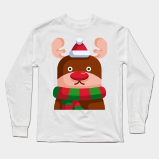 Reindeer Christmas Long Sleeve T-Shirt